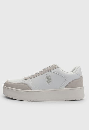 Tenis Lifestyle U.S. POLO ASSN. Open Court Blanco