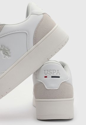 Tenis Lifestyle U.S. POLO ASSN. Open Court Blanco