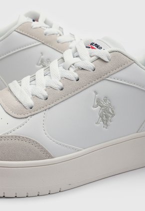 Tenis Lifestyle U.S. POLO ASSN. Open Court Blanco