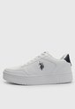 Tenis Lifestyle U.S. POLO ASSN. Open Court Blanco de US Polo Assn