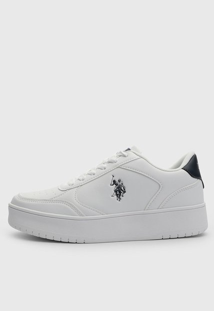 Tenis Lifestyle U.S. POLO ASSN. Open Court Blanco