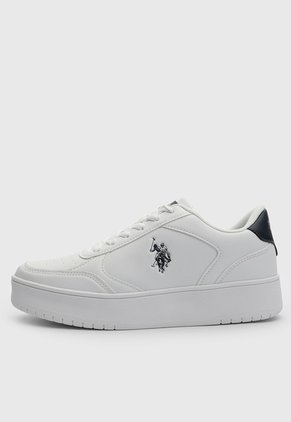 Tenis Lifestyle U.S. POLO ASSN. Open Court Blanco