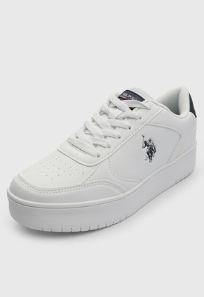 Tenis Lifestyle U.S. POLO ASSN. Open Court Blanco