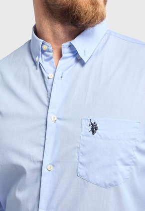 Camisa U.S. POLO ASSN. Celeste