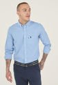 Camisa Azul-Blanco Us Polo Assn de US Polo Assn