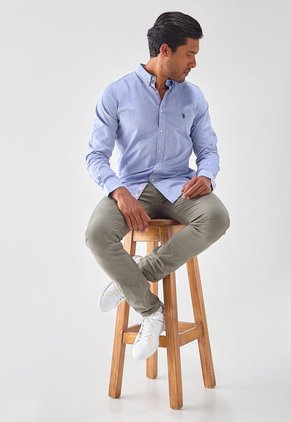 Camisa Azul Claro Us Polo Assn