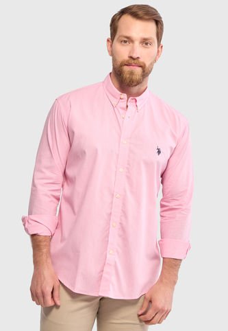 Camisa U.S. POLO ASSN. Rosa US Polo Assn