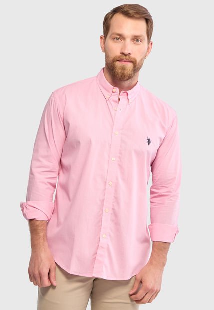 Camisa U.S. POLO ASSN. Rosa