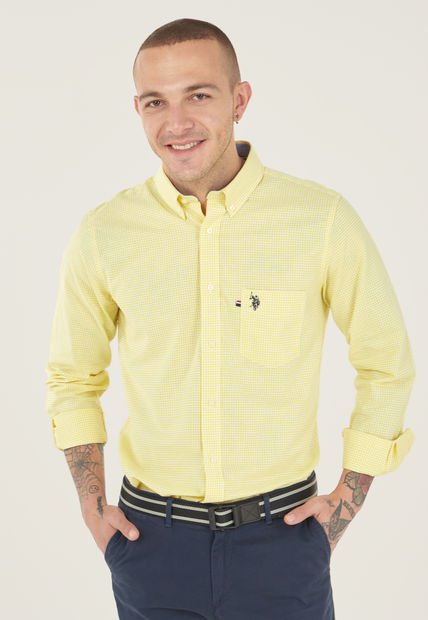 Camisa Amarillo Us Polo Assn