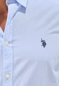 Camisa Celeste-Blanco Us Polo Assn de US Polo Assn