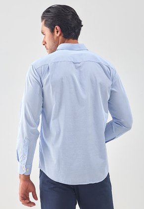 Camisa Celeste-Blanco Us Polo Assn