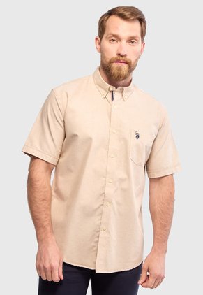 Camisa U.S. POLO ASSN. Caqui