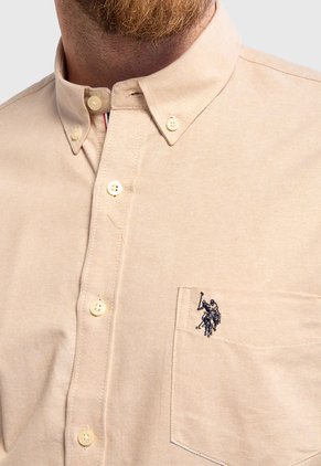 Camisa U.S. POLO ASSN. Caqui