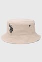Gorro Beige-Azul Us Polo Assn de US Polo Assn
