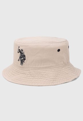 Gorro Beige-Azul Us Polo Assn