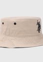 Gorro Beige-Azul Us Polo Assn de US Polo Assn