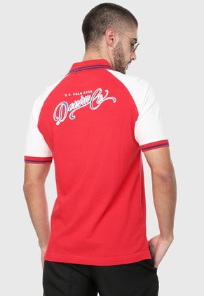 Polo Rojo-Blanco-Azul Us Polo Assn