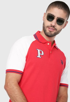Polo Rojo-Blanco-Azul Us Polo Assn
