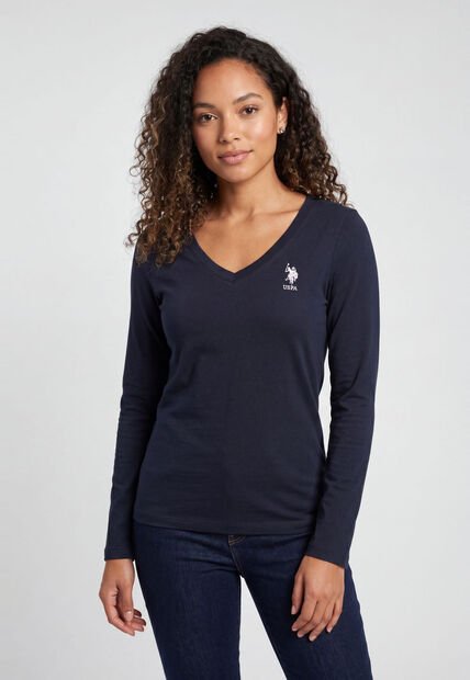 Camiseta Manga Larga U.S. POLO ASSN. Azul