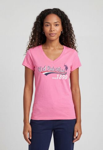 Camiseta U.S. POLO ASSN. Rosa US Polo Assn