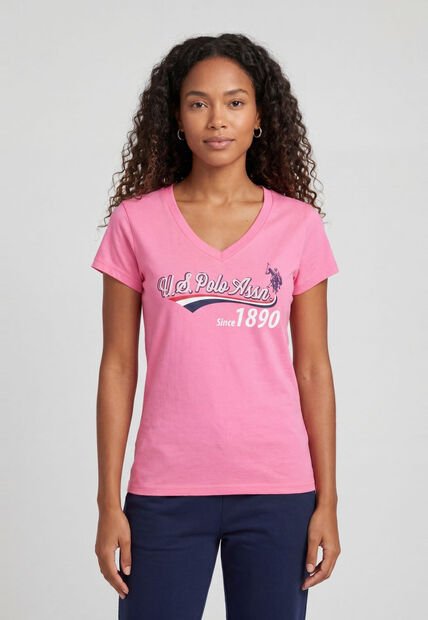 Camiseta U.S. POLO ASSN. Rosa