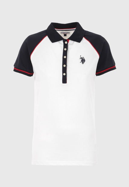 Polo Blanco-Azul Navy-Rojo US POLO ASSN