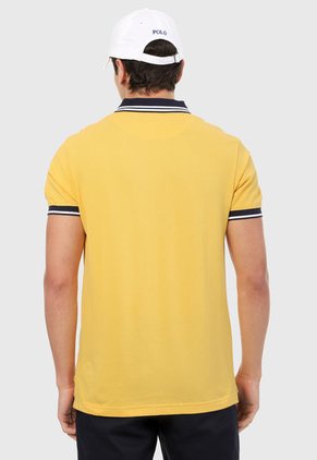 Polo Amarillo-Azul-Blanco US Polo Assn