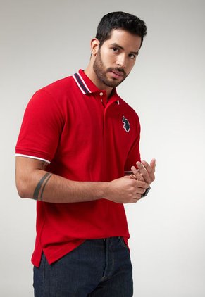 Polo Rojo-Blanco-Azul Us Polo Assn