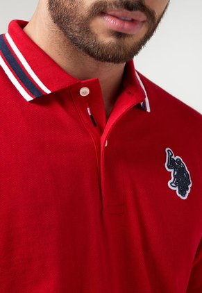 Polo Rojo-Blanco-Azul Us Polo Assn