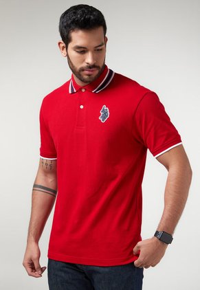 Polo Rojo-Blanco-Azul Us Polo Assn