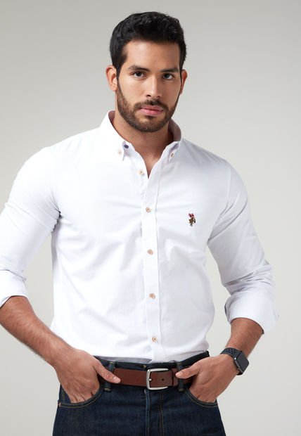 Camisa Blanco Us Polo Assn