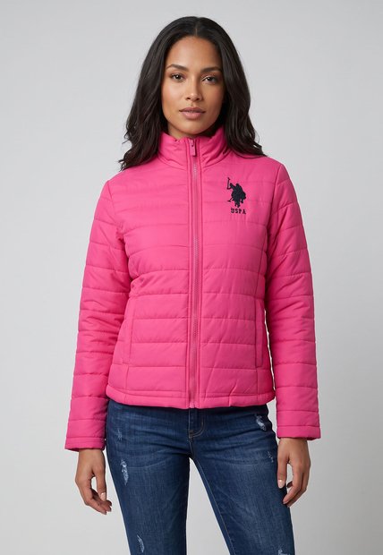Chaqueta Acolchada U.S. POLO ASSN. Fucsia