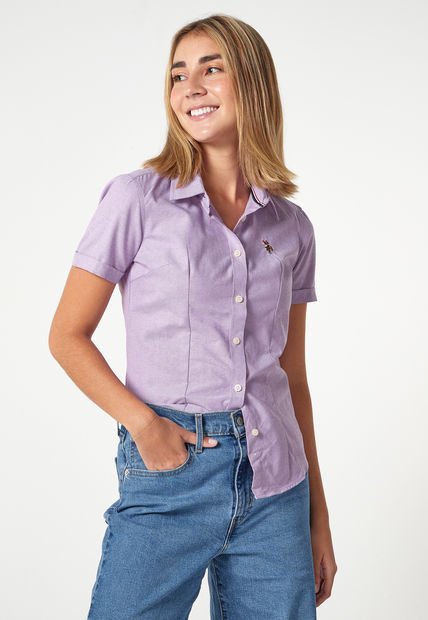 Camisa Lila Us Polo Assn