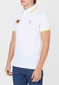 Polo Blanco-Amarillo Us Polo Assn de US Polo Assn