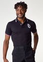 Camiseta Polo Negro-Blanco-Rojo Us Polo Assn de US Polo Assn