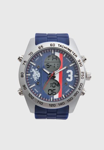 Reloj U.S. POLO ASSN. Plateado US Polo Assn