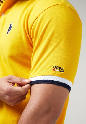 Polo Amarillo-Azul-Blanco Us Polo Assn