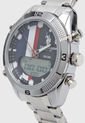 Reloj Plateado-Azul-Rojo Us Polo Assn de US Polo Assn