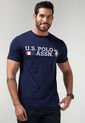 Camiseta Azul-Blanco-Rojo Us Polo Assn de US Polo Assn