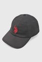 Gorra Negro-Rojo Us Polo Assn de US Polo Assn