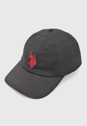 Gorra Negro-Rojo Us Polo Assn