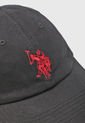 Gorra Negro-Rojo Us Polo Assn de US Polo Assn
