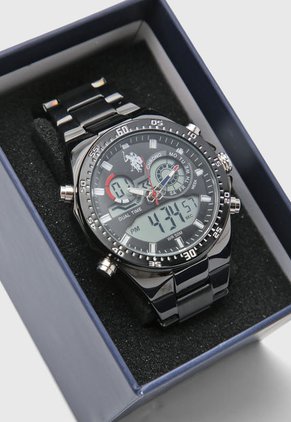 Reloj Negro Us Polo Assn