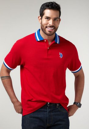 Polo Rojo-Azul-Blanco Us Polo Assn
