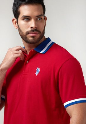 Polo Rojo-Azul-Blanco Us Polo Assn