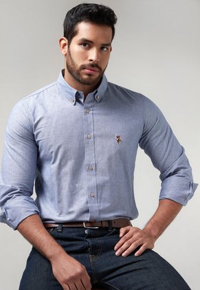 Camisa Azul Us Polo Assn
