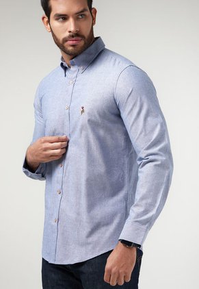 Camisa Azul Us Polo Assn