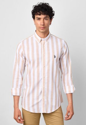 Camisa U.S. POLO ASSN. Caqui