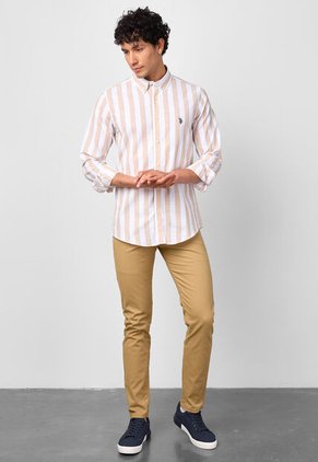 Camisa U.S. POLO ASSN. Caqui