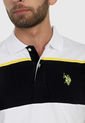 Polo Blanco-Negra-Rojo Us Polo Assn de US Polo Assn